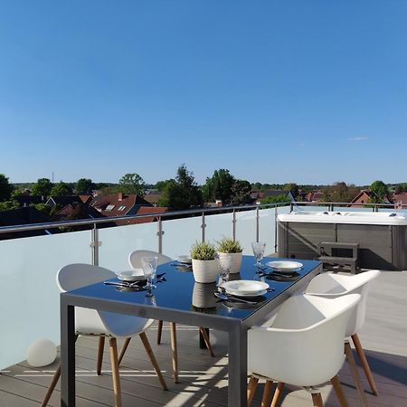 Penthouse Mit Whirlpool Im Herzen Von Niedersachsen Бургведель Экстерьер фото